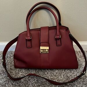 Andrew Marc deep red purse